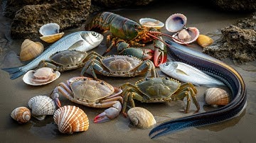 Bờ Biển Khi Thủy Triều Rút Có Gì? Tôi Đã Bắt Được Rất Nhiều Hải Sản Ở Đây