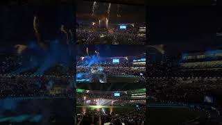 Crowd energy + light show = pure IPL magic ✨🏏 Light show Ahmedabad Narendra Modi stadium RCB vs GT