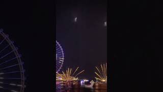 New Year Fireworks 2024 - JBR Dubai #trending #fireworks #dubaifireworks