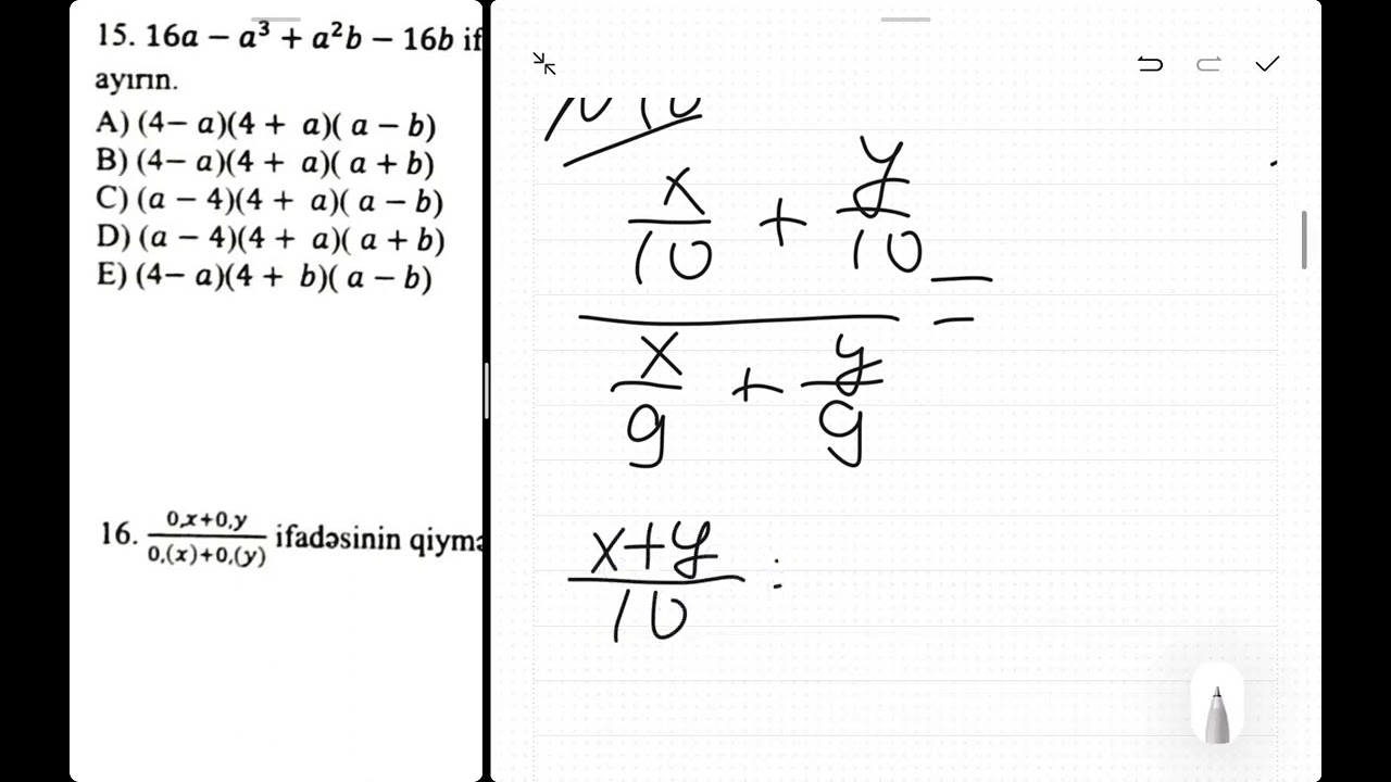 9 cu sinif buraxılış imtahanı MSİ 2.2 (izə)