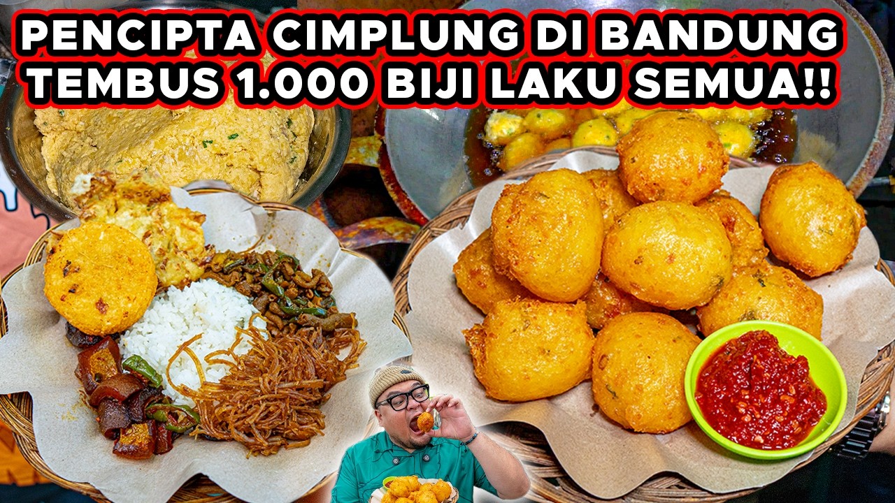 PENCIPTA PERTAMA DI BANDUNG!! GORENG 1000 BIJI ABIS SEMUA TIAP HARI..