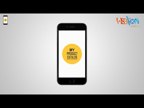 My Product Catalog App (Android & Iphone) - video from WebXion