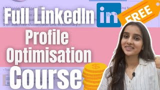 FREE LinkedIn Profile Audit | Linkedin Personal Branding Tutorial | Sameeksha Juneja