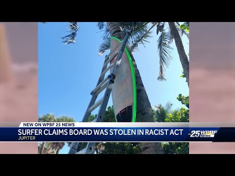 'Felt like it was a lynching': Surfer says there is more to the story after his surfboard was stolen
