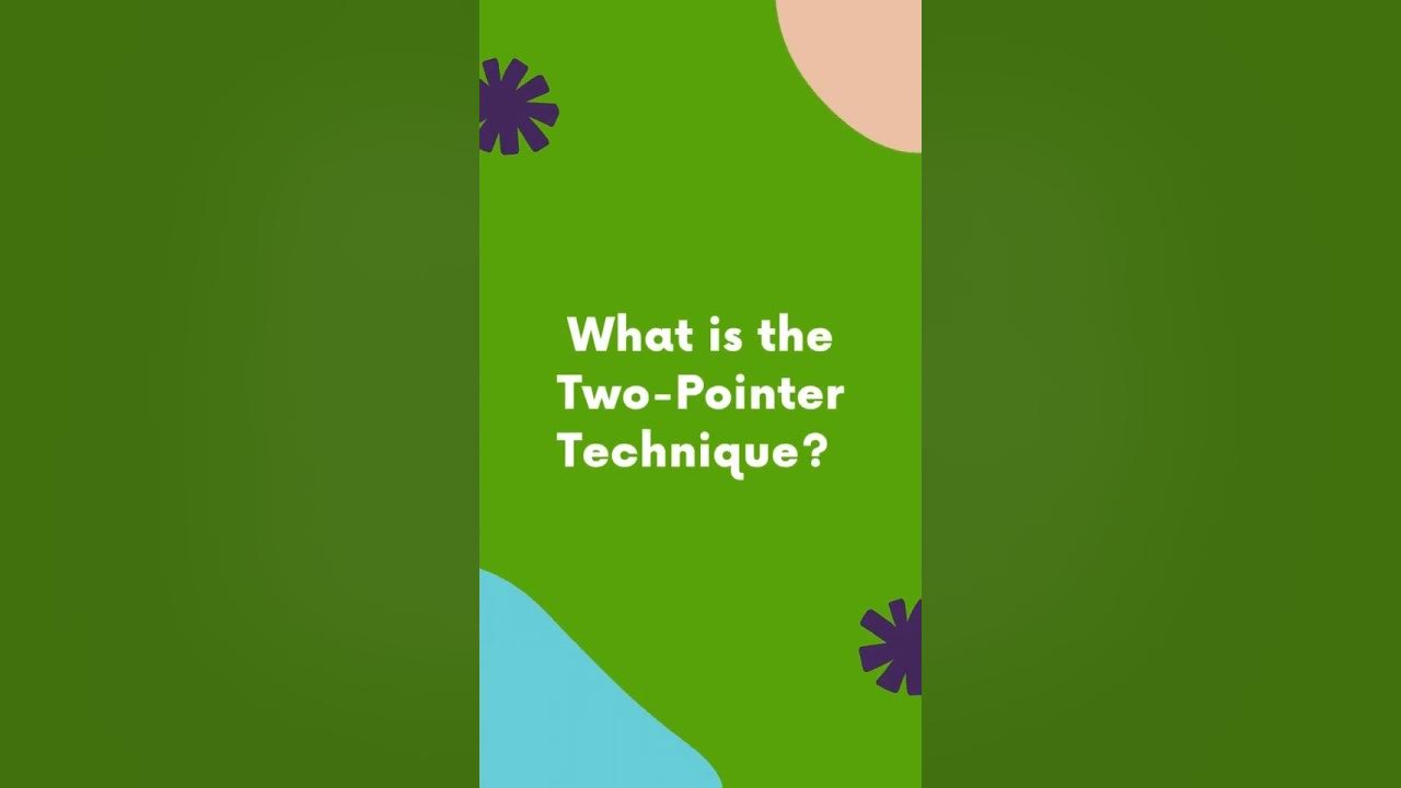 What is the Two-Pointer Technique? 🚀#shorts #Java #CodingInterview #DSA ...