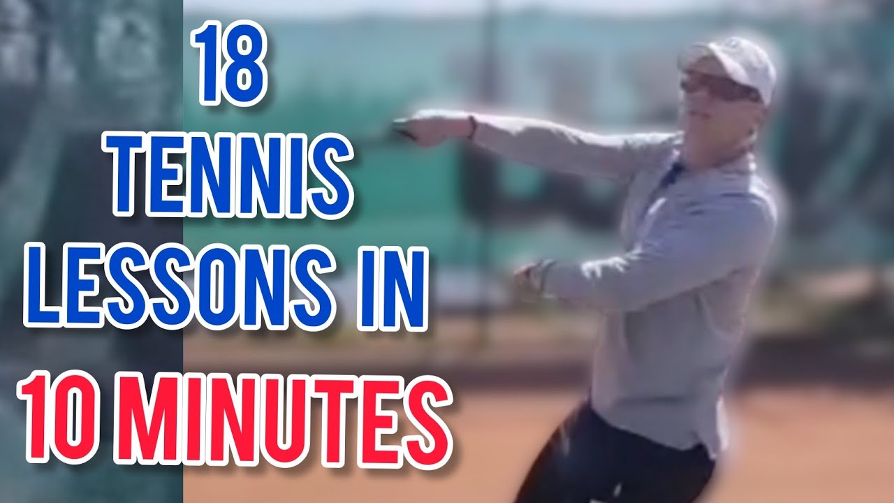 18 practical tennis lessons in 7 minutes easily understandable YouTube