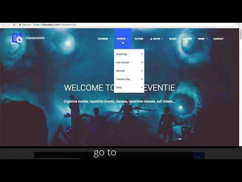 Classeventie - 4. How to add and book events