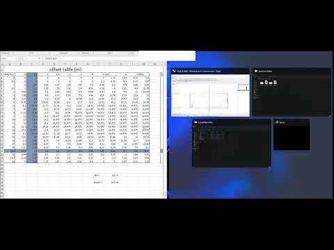 Convert an Offset Table to Lines Plan
