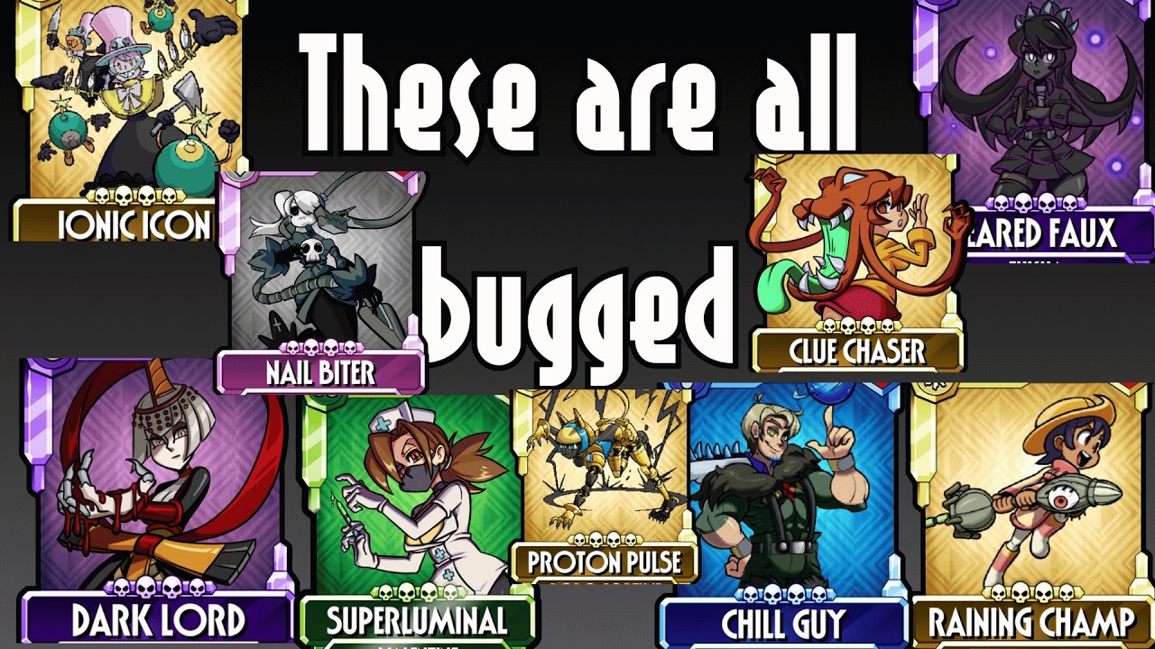 Осенние варианты игры [Skullgirls Mobile] с ошибками