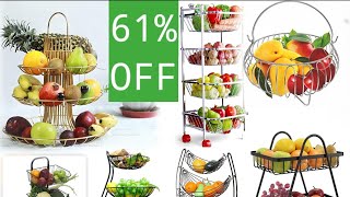 Stainless Steel Fruit Basket /Vegetable Basket/Fruit Stand/Kitchen Stand for Kitchen  #FruitBasket