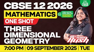 🎯Half yearly RUSH🔥Three Dimensional Geometry One Shot | CBSE 12 | Sreeshma Maam | Xylem Tamil screenshot 5