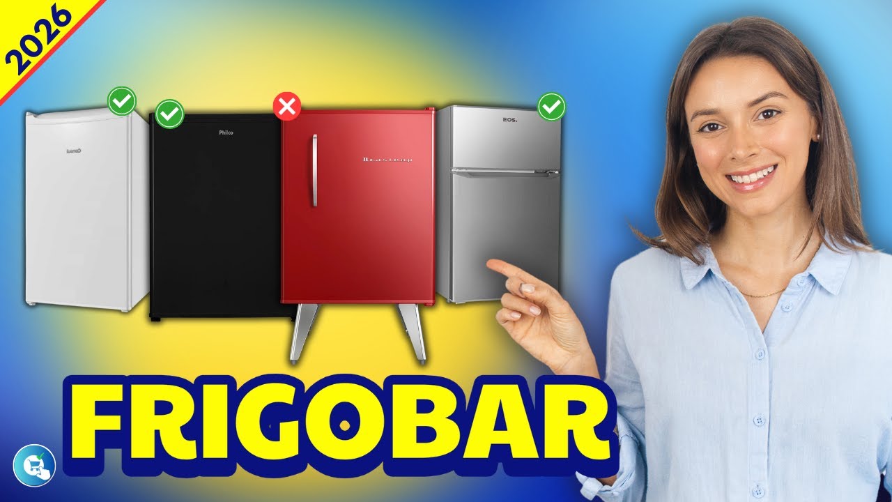 Qual o MELHOR FRIGOBAR para Comprar em 2026? 5 Melhores FRIGOBARES Custo Benefício!