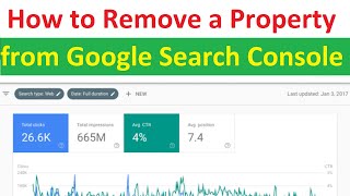 How to Remove a Property from New Google Search Console in 2020 screenshot 5