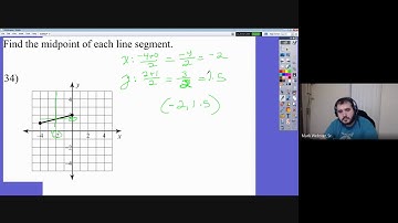 Chapter 1 Section 7 Midpoint and Distance Formulas