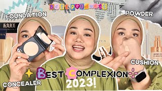 BEST COMPLEXION OF 2023!! Best foundation, cushion, concealer, and powder!!