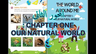 KG 2 المحور الثانى THE WORLD AROUND ME CHAPTER 1 :   OUR NATURAL WORLD كتاب  ديسكفر الجزء الرابع