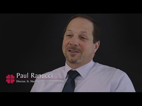 Paul Ranucci, Ph D, Director of St. Mary's Center for Orthopaedics ...