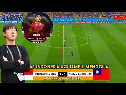 LOLOS OTOMATIS !! Hasil Pertandingan Indonesia U-23 VS Taiwan U-23 kualifikasi Piala ASIA U-23
