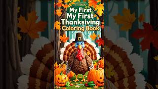 : My First Thanksgiving Coloring Book – Printable Kids Activity Pack (PDF)#Thanksgiving