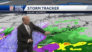 A messy mix of snow and rain this weekend
