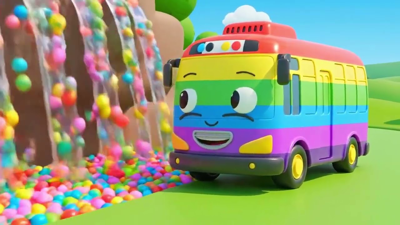 Wheels on the Bus Animal Adventure 🐯🦊 | Happy Animal Friends 3D Kids Song