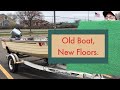 Replacing Floors on an Old 14 Foot Aluminum Boat - Boat Prep Part 1