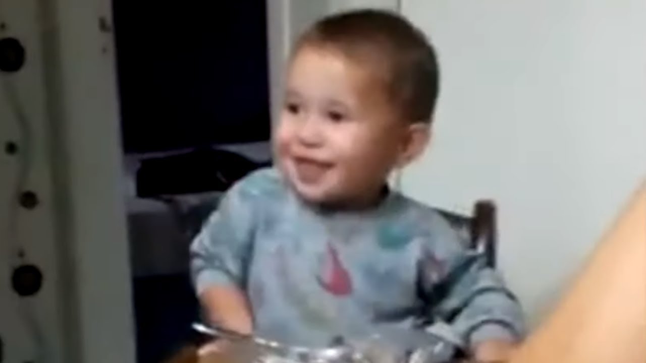 baby laughing ringtone mp3 free download Kid sneaks in bite of food during family prayer