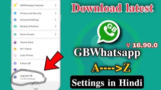 Latest GBWhatsapp 16.90.0 all features in hindi || screenshot 1