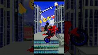 Kawasaki Ninja H2R 🙏🥹😭xtreme motorbikes #shorts #shortvideo #gaming#video#foryou#bike #accident#jump