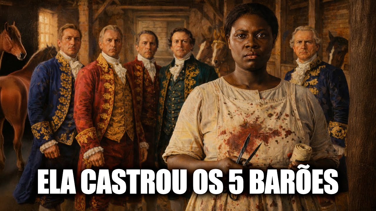 A ESCRAVA ABUSADA SE VINGOU E CASTROU OS 5 BARÕES EM 7 DIAS