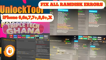 Fix iPhone 7 Passcode Disabled Ramdisk bypass iOS 15.7.2 Unlock Tool Without jailbreaking