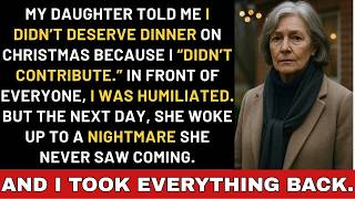 Family betrayal on Christmas Eve. My daughter denied me food because i “Didn’t Contribute” So i took News
