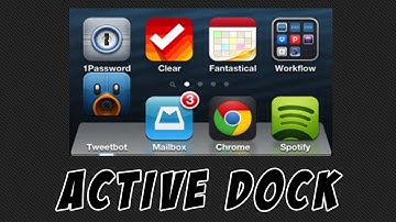 Active Dock - Mac OSX Dock on iPhone! (Cydia Tweak)