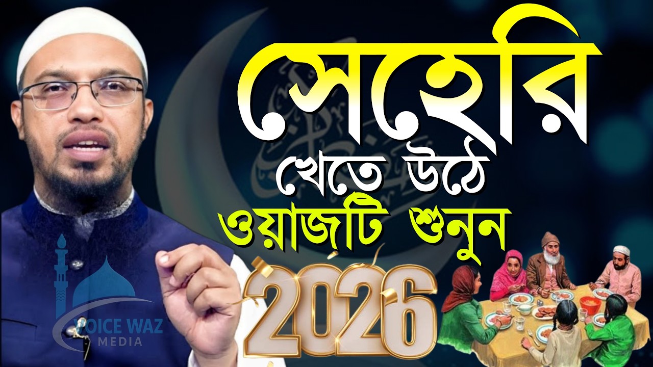 সেহেরির সময় উঠে ওয়াজটি মন দিয়ে শুনুন গুনাহ মাফ হবে, শায়খ আহমাদুল্লাহ, sheikh Ahmedullah