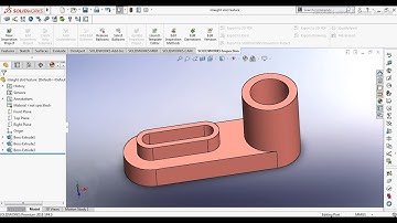 Use Of Slot Command In Solidworks | Straight Slot Command | Solidworks For Beginners | Part Modeling
