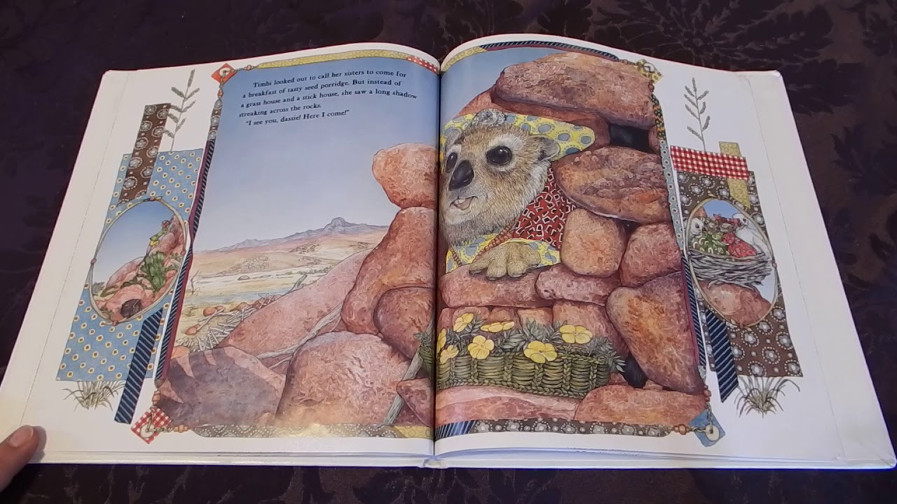 The three little dassies by jan brett read aloud for kids youtube