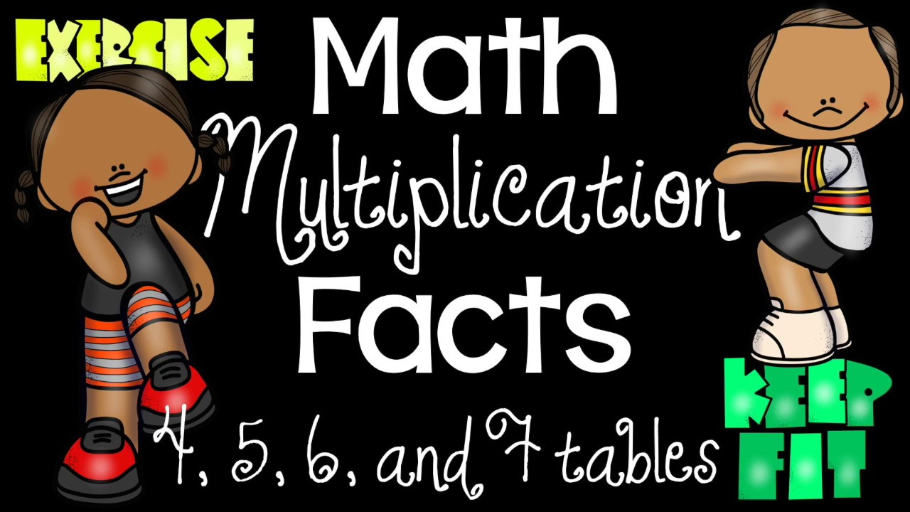 Multiplication fact fluency 4 7 tables exercise edition youtube