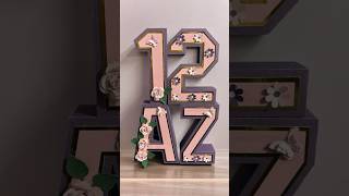 3D Alphabet A-Z & Numbers 0-9 🌷 #cricut #diy #cricutsvg