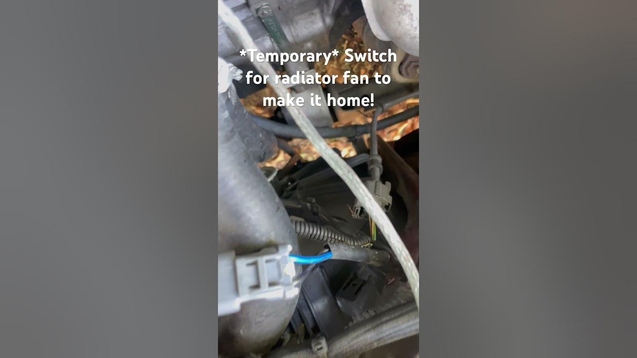 How to temporarily fix your cars radiator fan! *Read Description