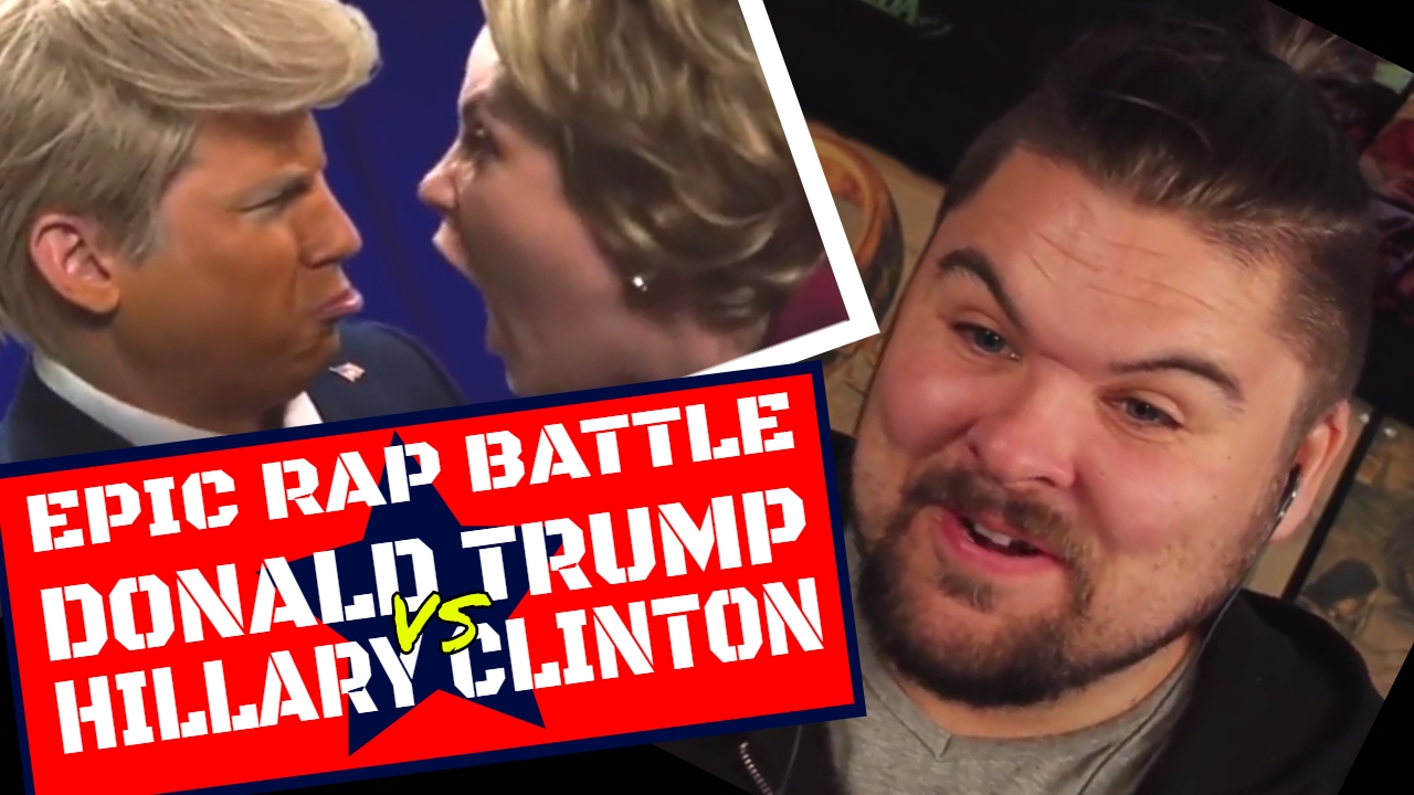 Epic Rap Battles of History Donald Trump vs Hillary Clinton Reaction ...