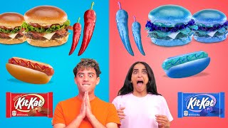 RETO DE COMIDA DE 100 CAPAS || Situaciones Locas Con Comida por KABOOM