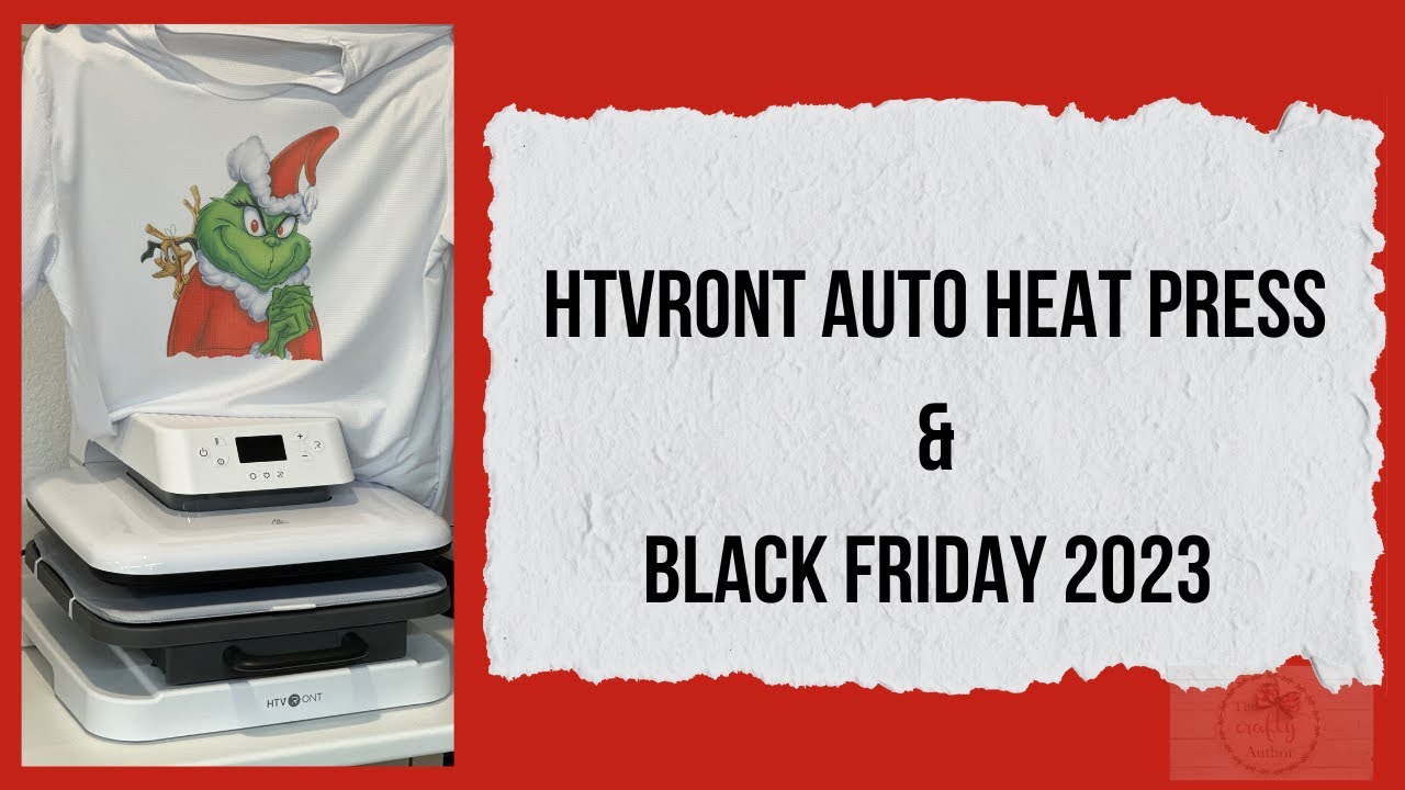 New HTVRONT Auto Heat Press Machine Releasing&Quick Tryout 