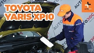 Wie TOYOTA YARIS XP10 Luftfilter wechseln TUTORIAL | AUTODOC