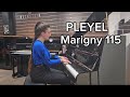 Piano droit pleyel modle 115 marigny  liszt polonaise no1