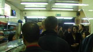 Saturday Night Bagels. Brick Lane, London.