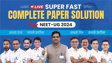 NEET 2024 Paper Solution and Answer key | Live Paper Analysis & Discussion By BM sir | @ALLENNEET