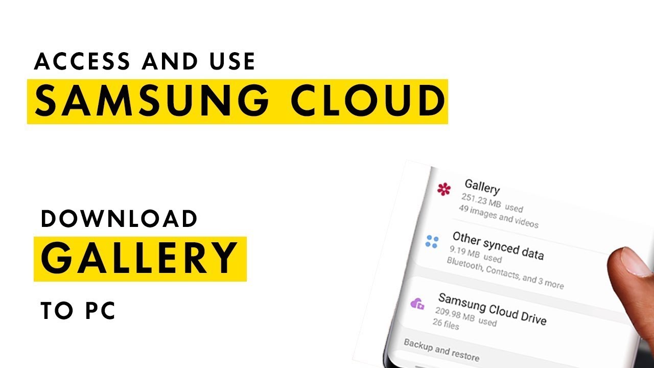 Samsung Cloud How to access Samsung cloud 2023 YouTube