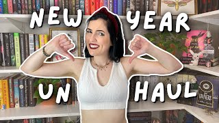 New Year BOOK UNHAUL 🚫 out with the old, in with the new