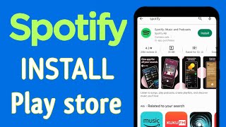 How to Install Spotify App on Google Play Store screenshot 4