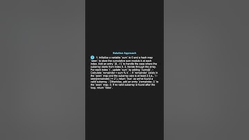 LeetCode Solution: Continuous Subarray Sum